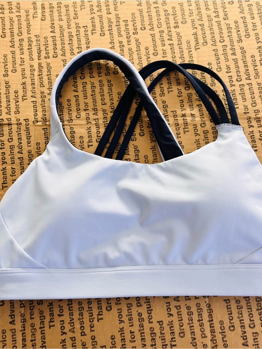 Athleta Train Free Sports Bra A-C Two Colors Light and Dark Blue Medium-impact - Picture 12 of 15